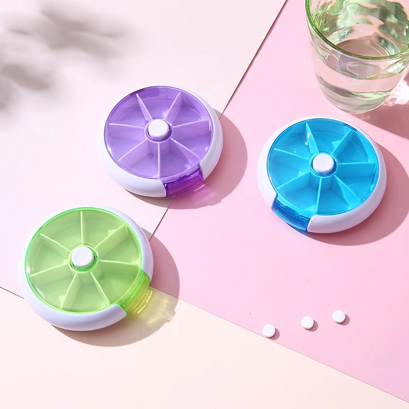 Cable Box Organizer - 1pc Random Style Portable Rotating Pill