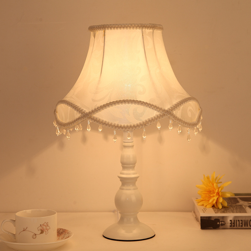 Desk Setup Minimalist - Bedroom lamp bedside lamp European princess
