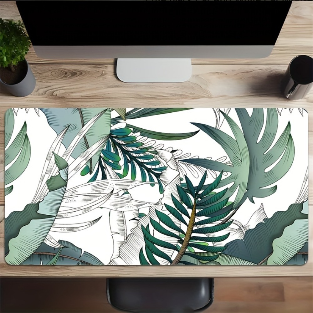Tropical plant pattern, anti-s - Desk Setup Simple review and price