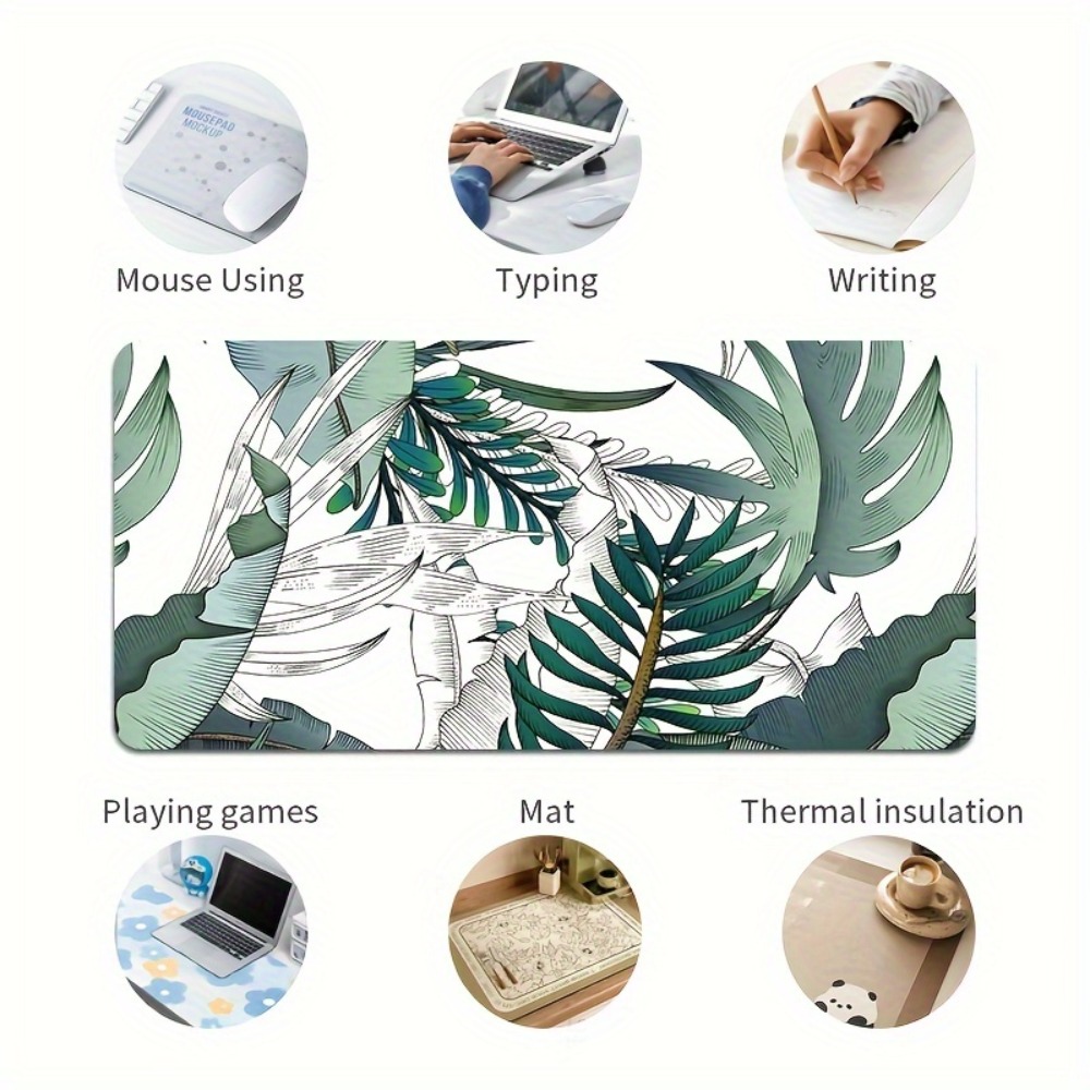 Tropical plant pattern, anti-s - Desk Setup Simple review and price