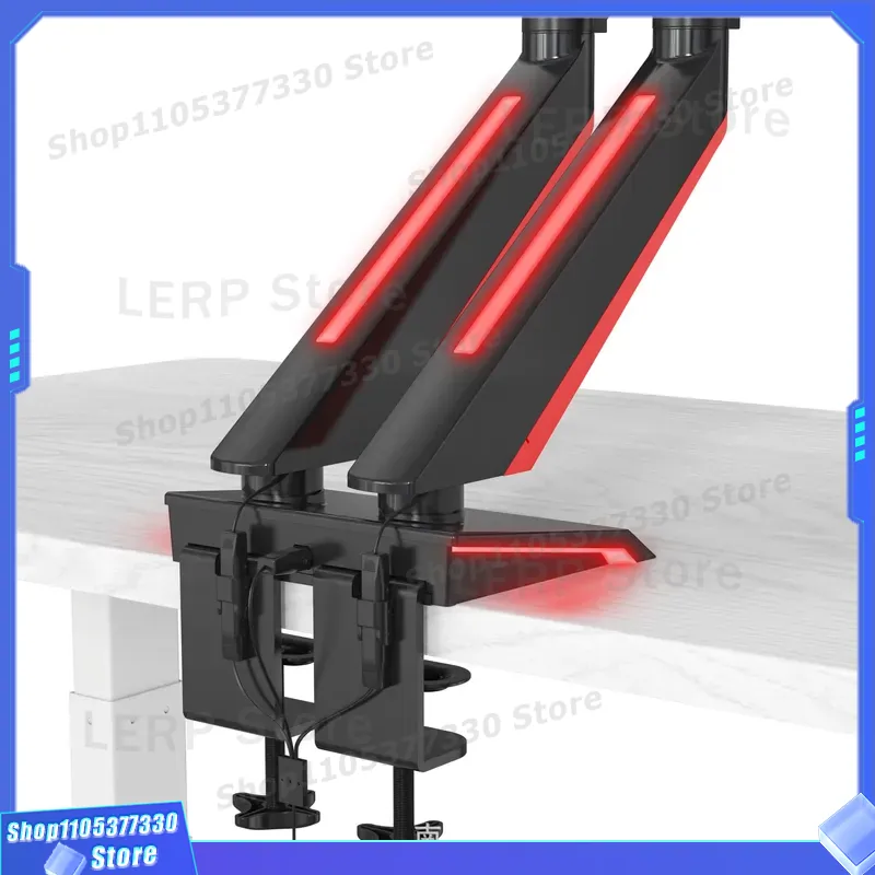 Aluminum Dual Monitor Arm 15 t - Desk Setup Dual Monitor review and price