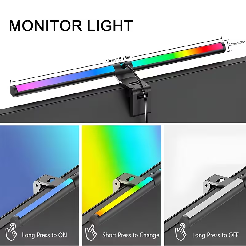 LED Monitor Light Bar 30cm 40c - Desk Setup For Studying review and price