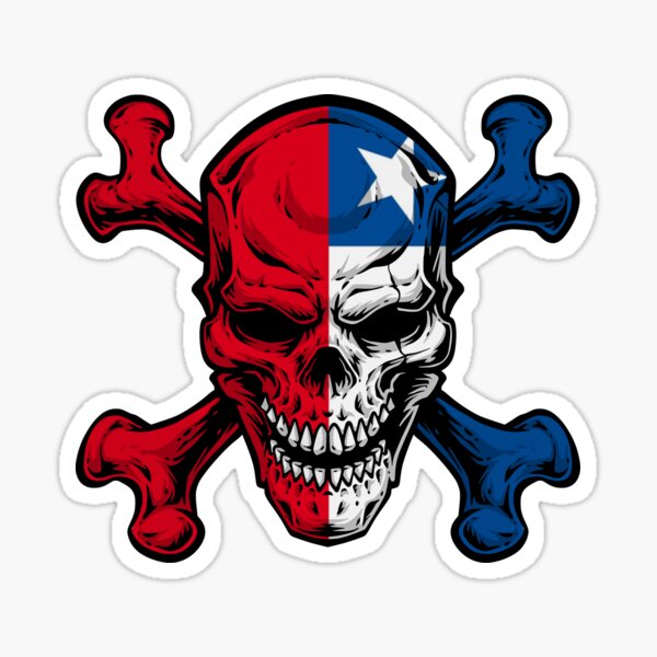 Chile Emblem Flag Skull Creati - Desk Setup Laptop review and price