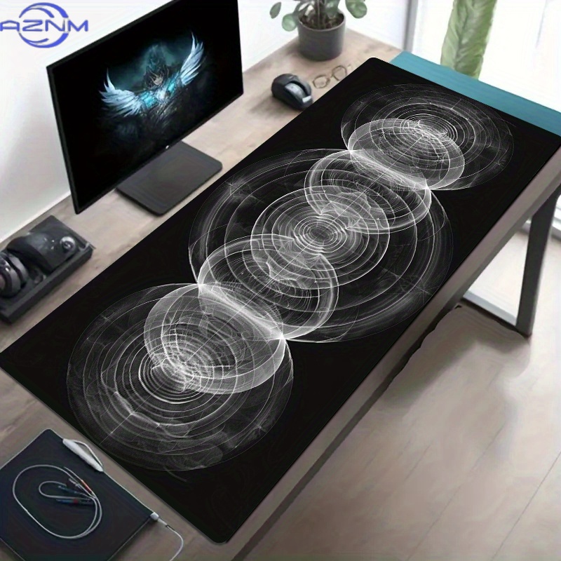 Large Black and White Spiral P - Desk Setup Or Set Up review and price