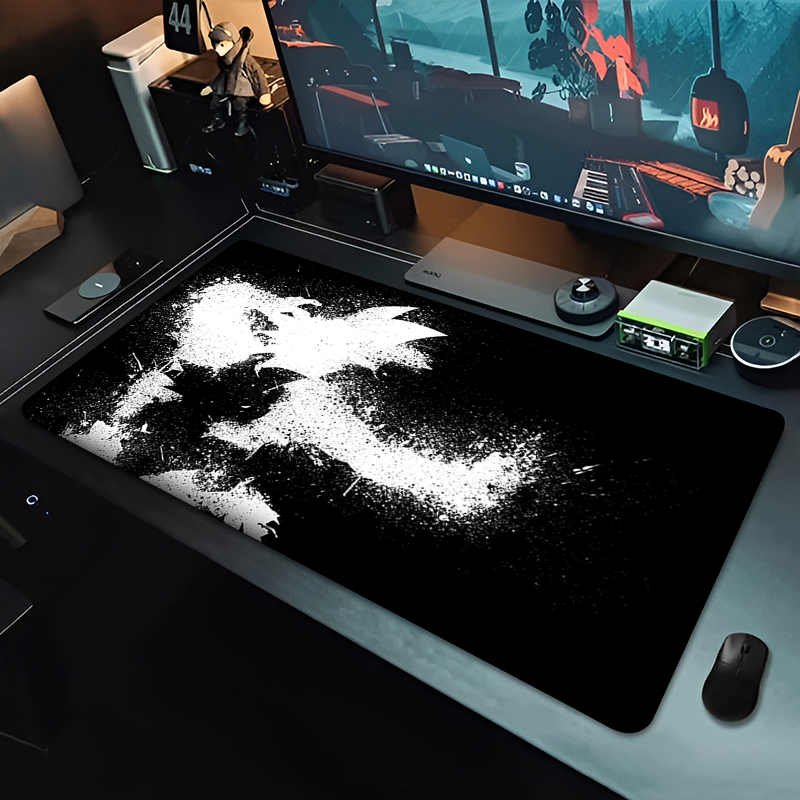 DBZ Black Anime Mouse Pad Drag - Desk Setup Mat review and price