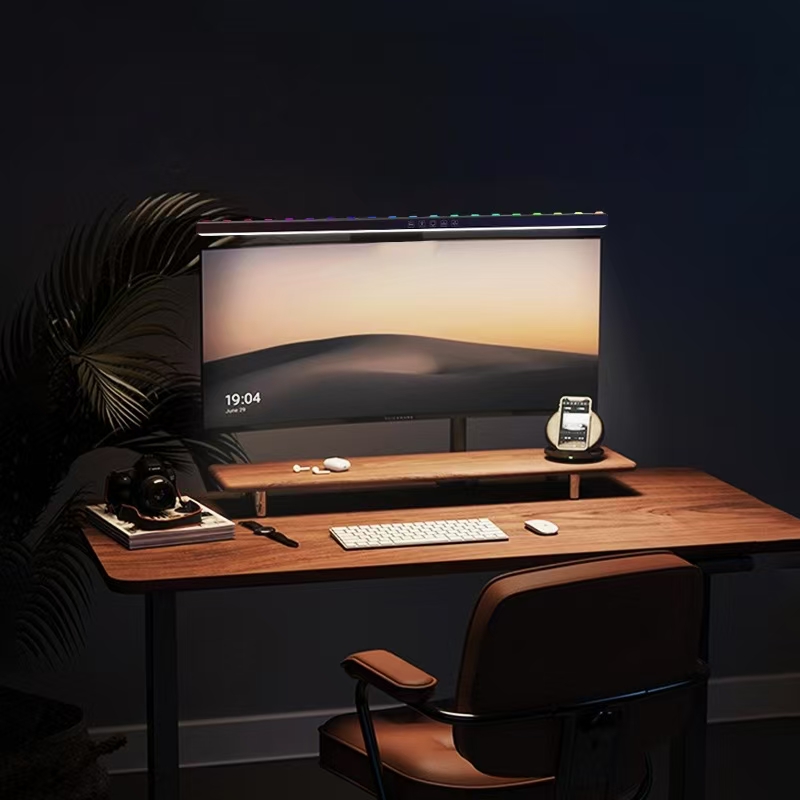 LED Monitor Light Hanging Desk - Desk Setup For Studying review and price