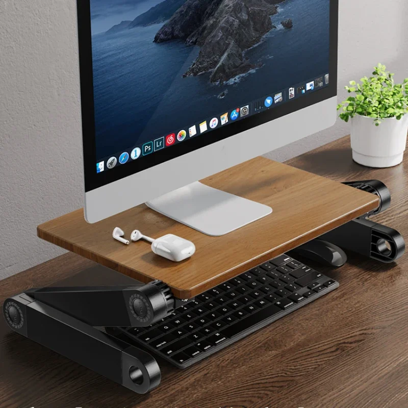 Solid Wood Laptop Height Stand - Monitor Riser Wood review and price