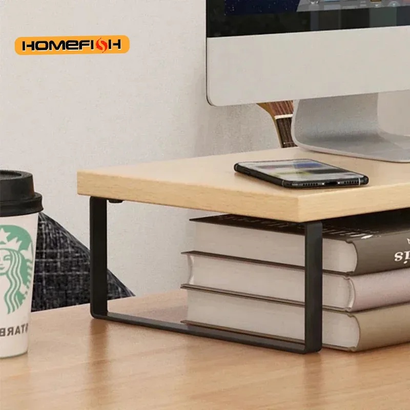 Elevated Desktop Monitor Riser - Monitor Riser Wood review and price
