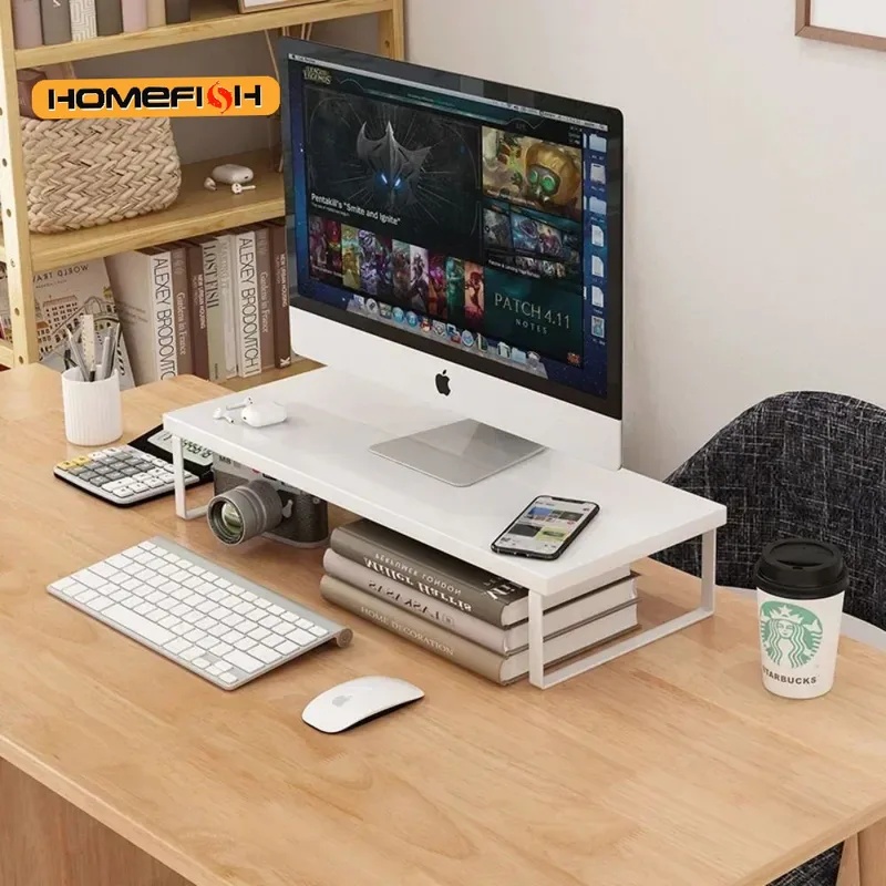 Elevated Desktop Monitor Riser - Monitor Riser Wood review and price