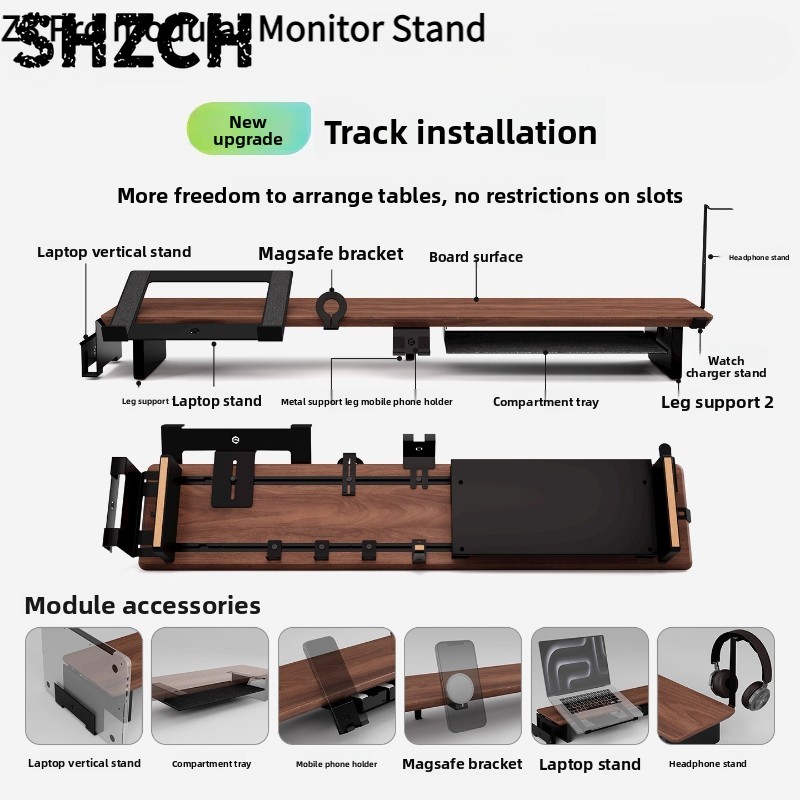 Z3 Pro Modular Monitor Riser S - Monitor Riser Wood review and price