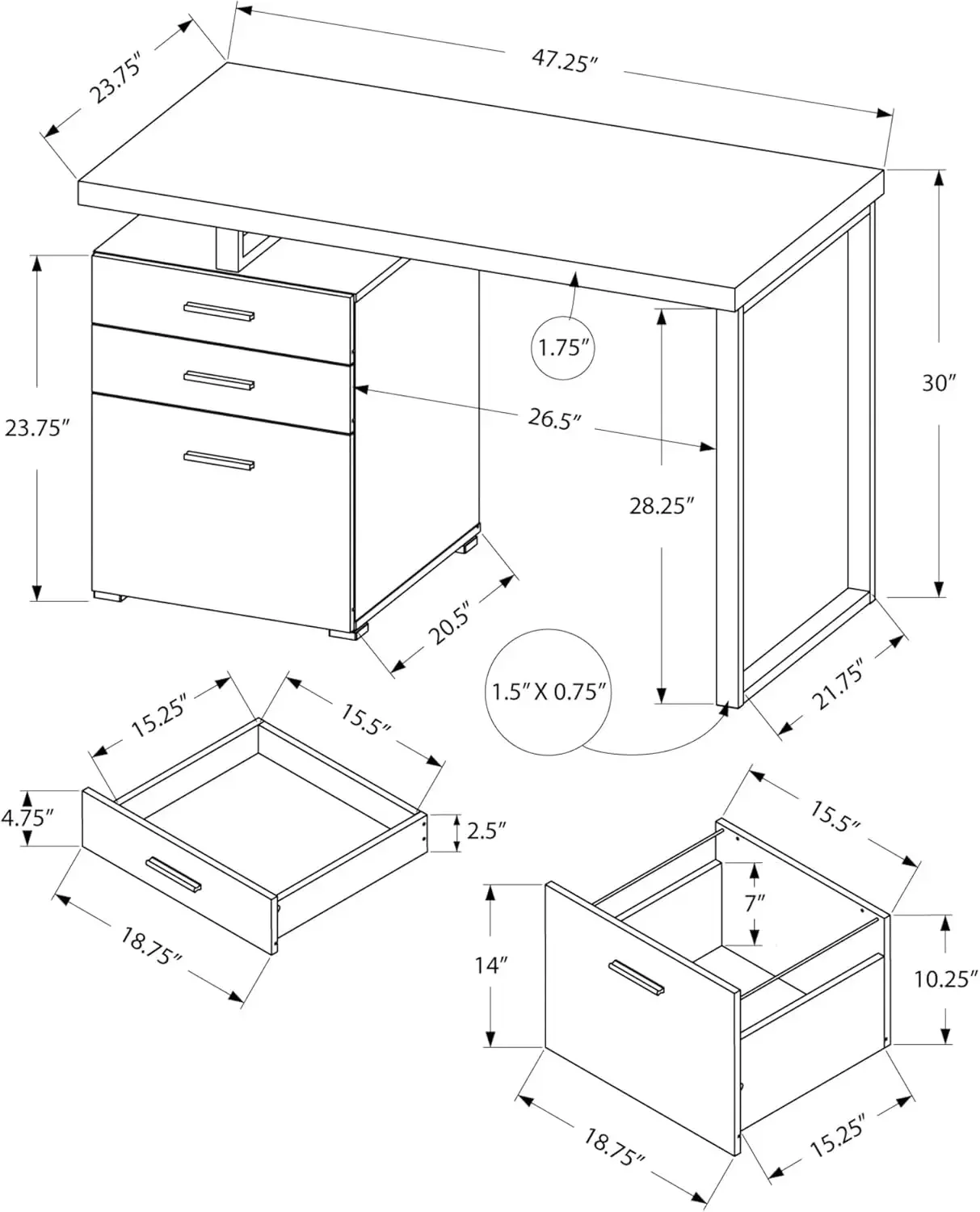 Computer Desk with File Cabine - Desk Setup Or Set Up review and price