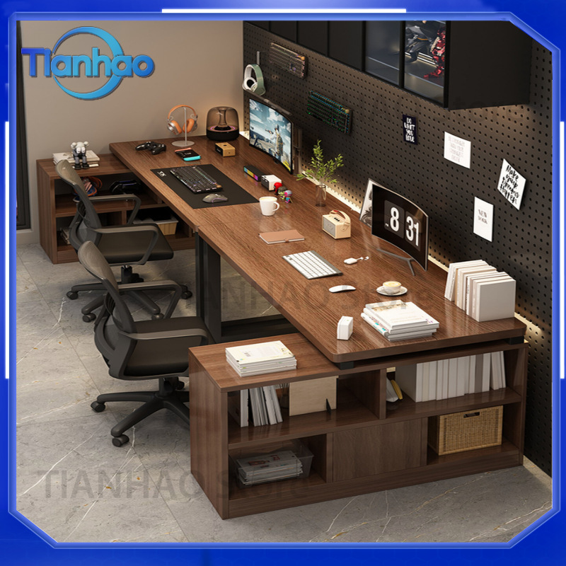 L Shaped Gaming Desk with Book - Desk Setup Dual Monitor review and price