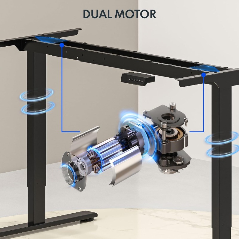 FLEXISPOT Electric Standing De - Desk Setup Dual Monitor review and price