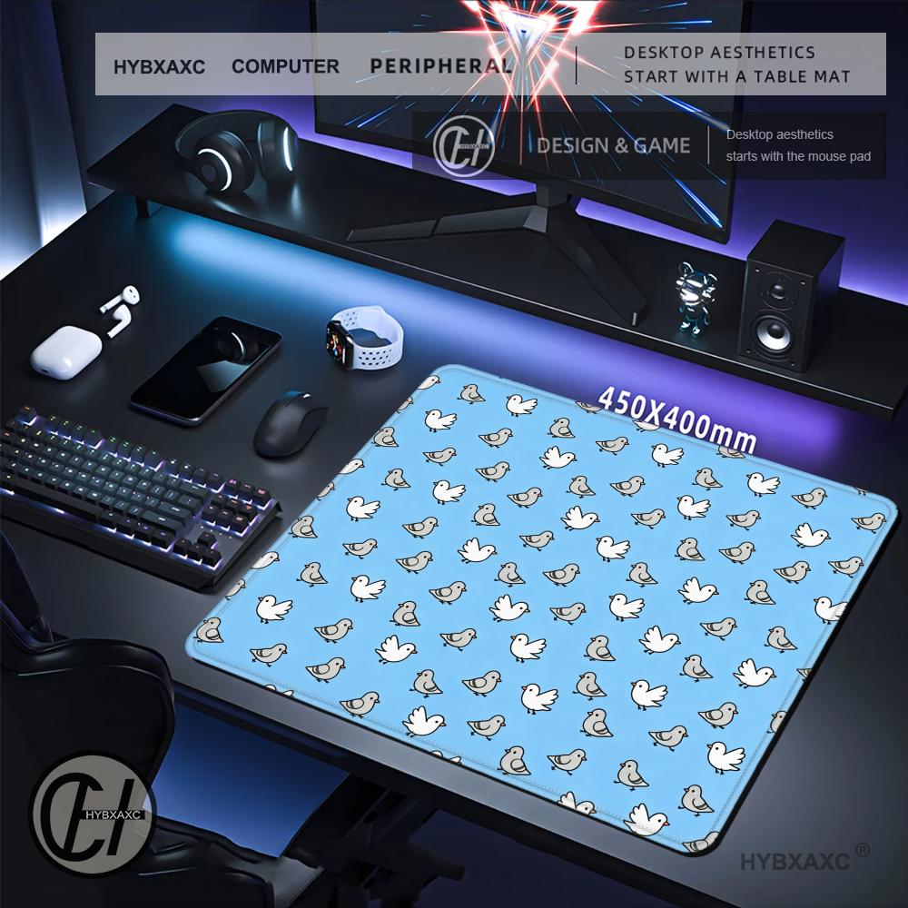 HYBXAXC Cute Blue Bird Pattern - Desk Setup Or Set Up review and price