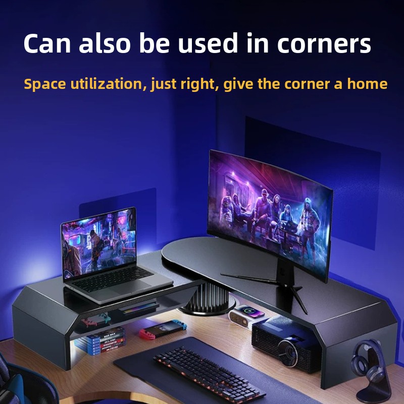 Gaming Dual Monitor Stand Offi - Desk Setup Dual Monitor review and price