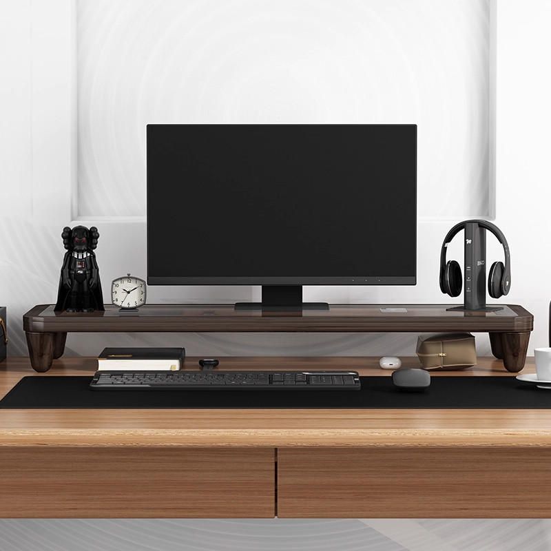 Desk Riser Monitor Stand with  - Monitor Riser Wood review and price