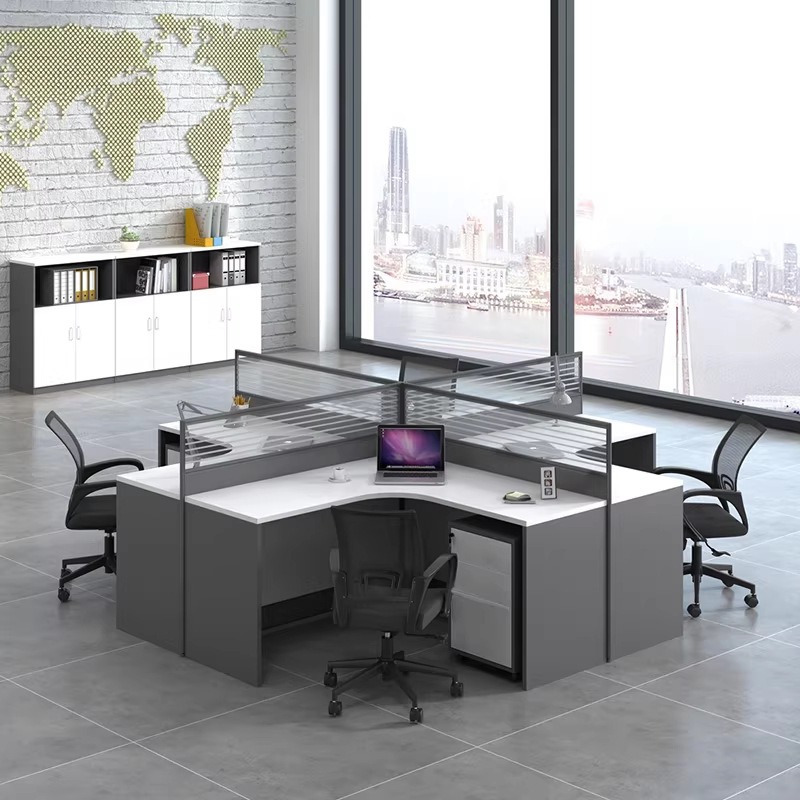 White Office Desk for 2 4 or 6 - Desk Setup Or Set Up review and price