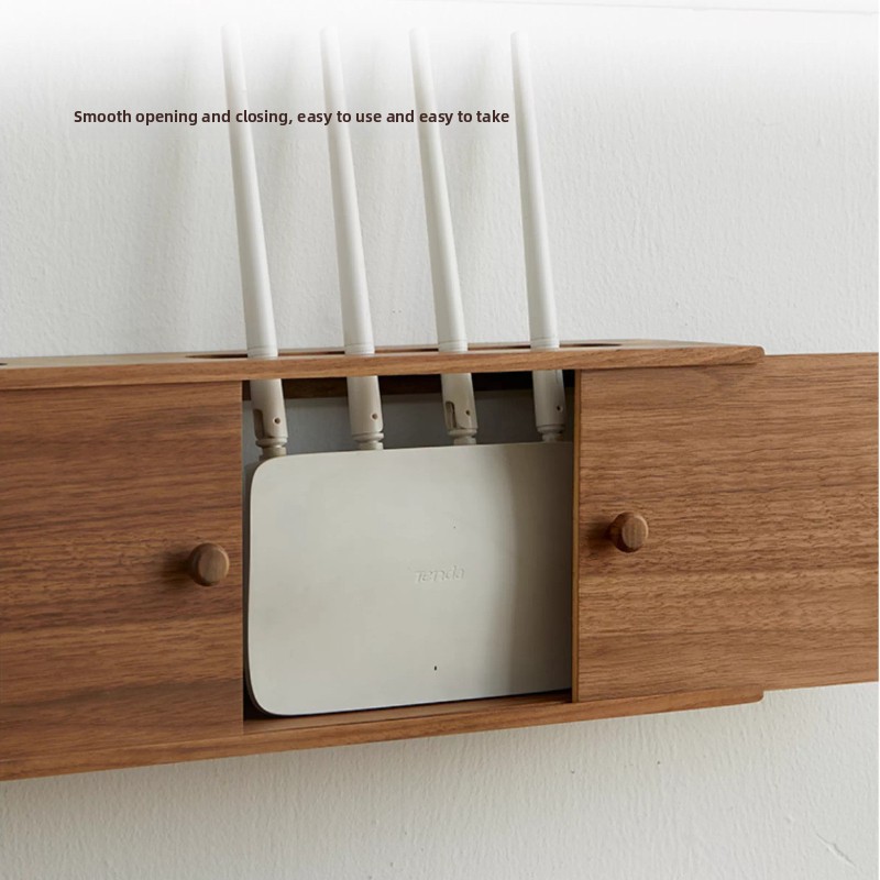 Solid Wood Router Organizer wi - Cable Box Organizer review and price