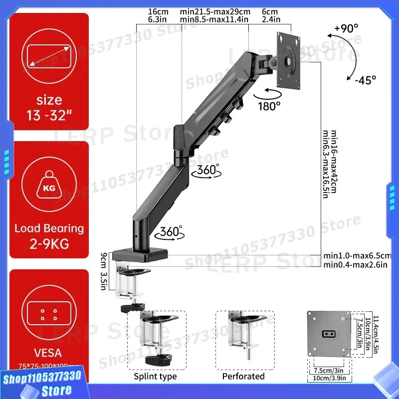 32 Inch Dual Monitor Stand Adj - Desk Setup Dual Monitor review and price