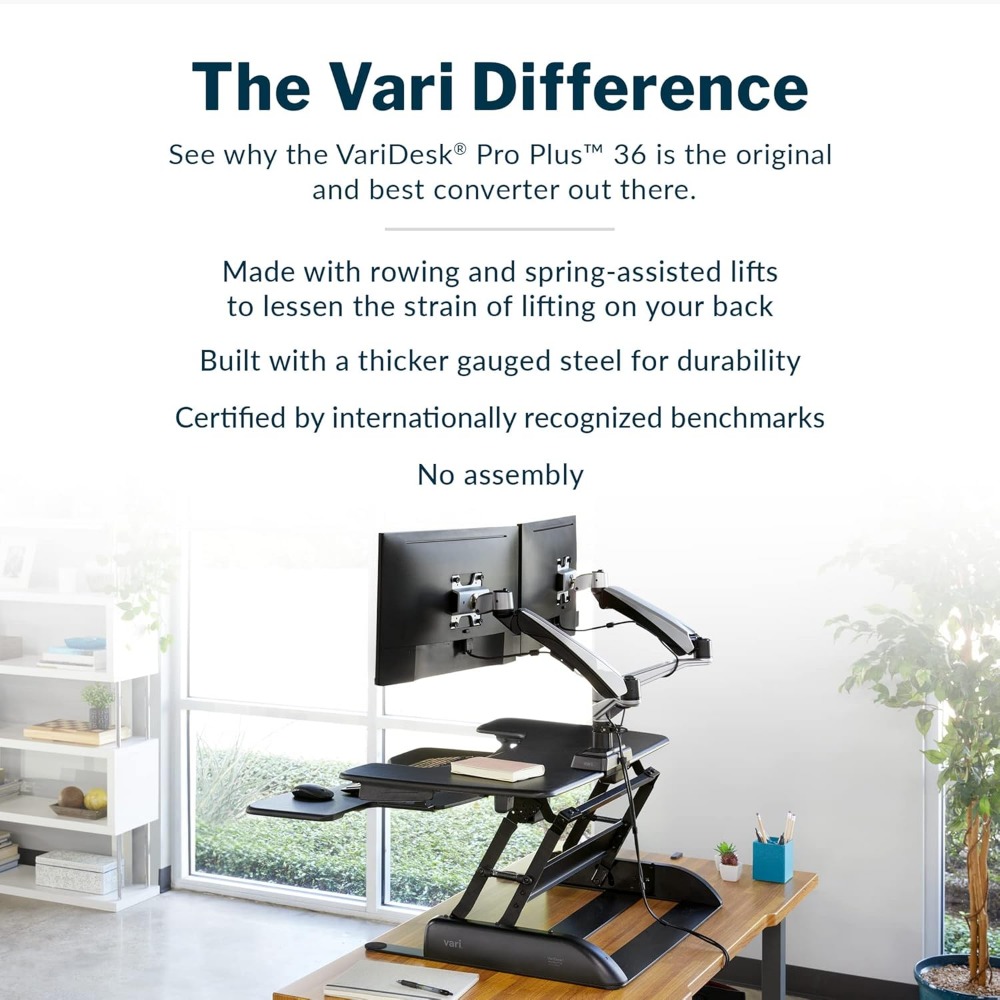 Desk Pro Plus 36, Dual Monitor - Desk Setup Dual Monitor review and price