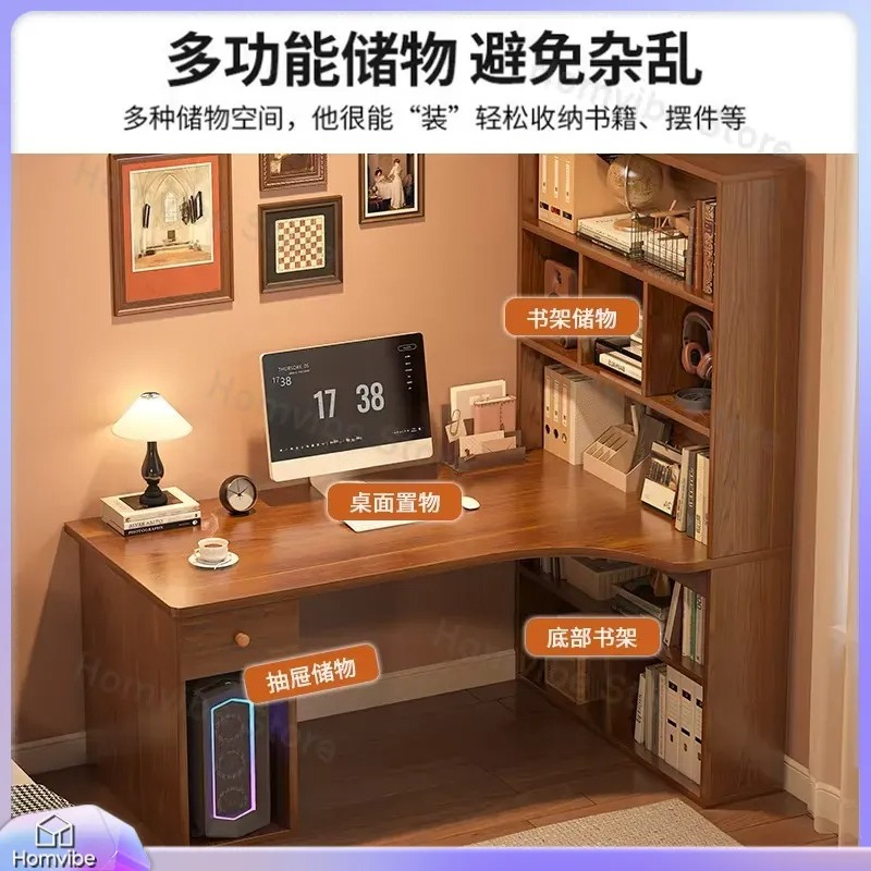 L Shaped Computer Desk with Bo - Desk Setup Dual Monitor review and price