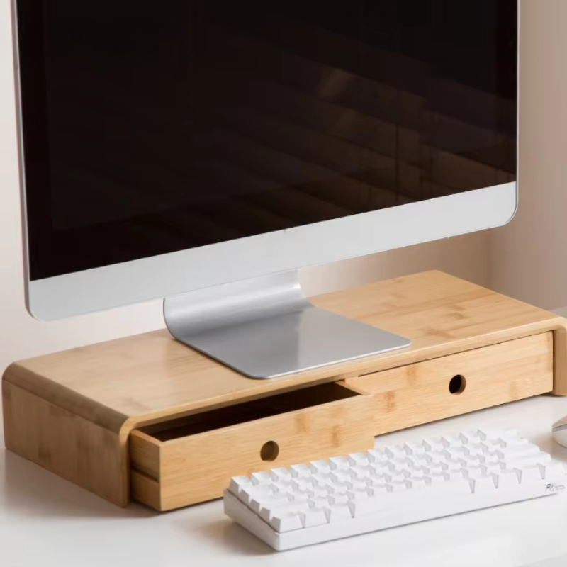 Bamboo Laptop Monitor Riser Ec - Monitor Riser Wood review and price