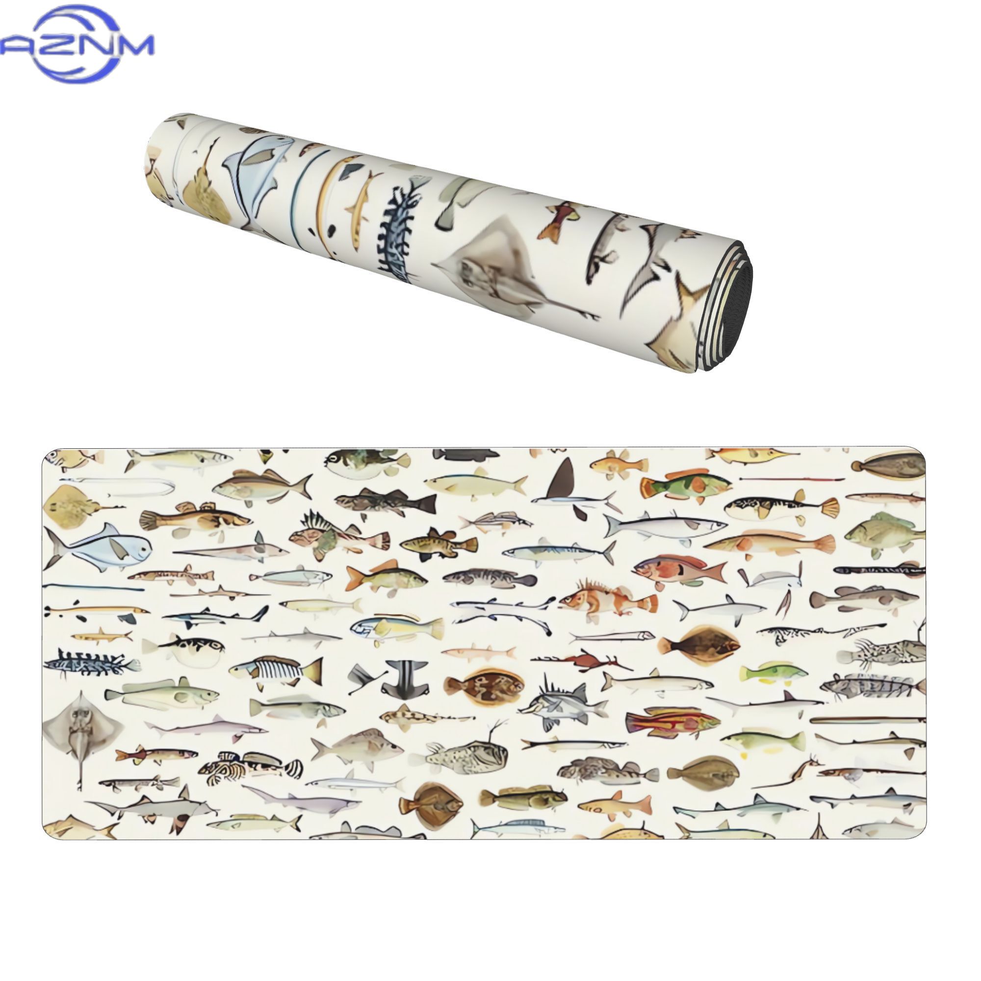 Fish Desk Mat for Mood Lightin - Desk Setup Or Set Up review and price