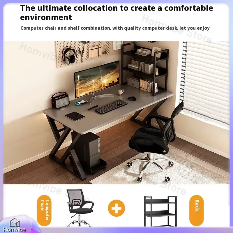 Modern Wooden Computer Desk fo - Desk Setup For Studying review and price