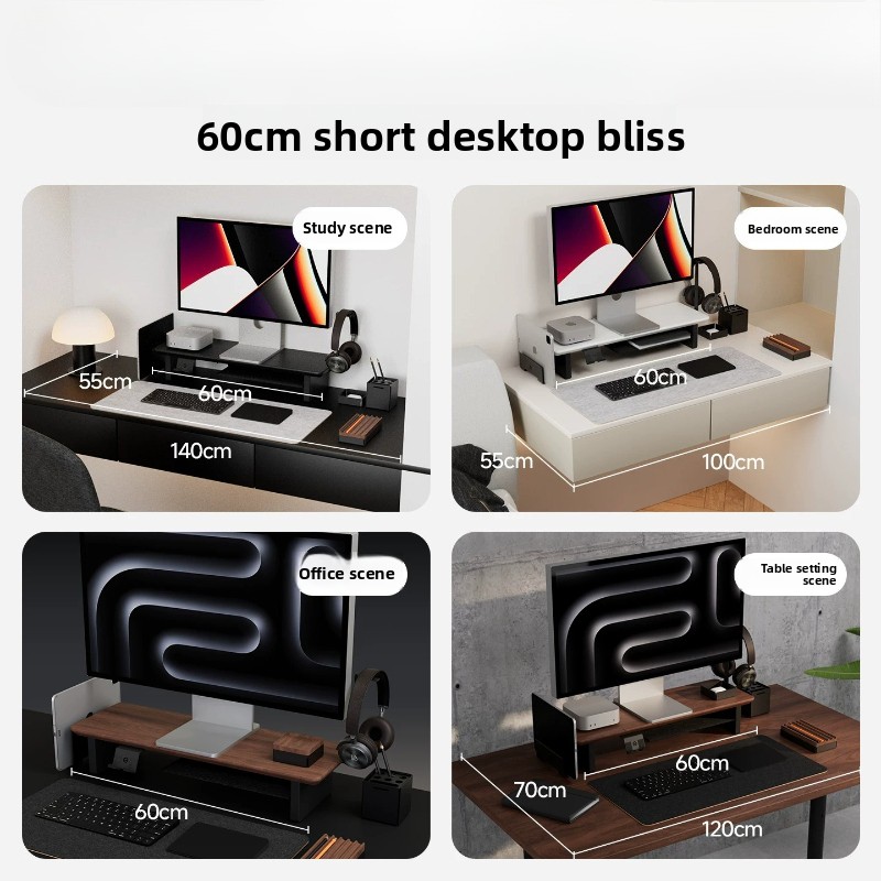 Hot Sale! Walnut Monitor Stand - Monitor Riser Wood review and price