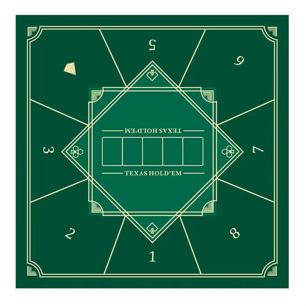 Thickened Texas Hold'em Poker  - Rubber Mat Desk review and price
