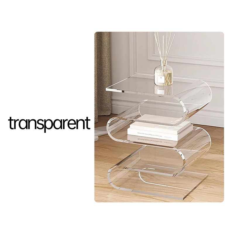 Thickened acrylic wavy edge ta - Desk Setup Minimalist review and price