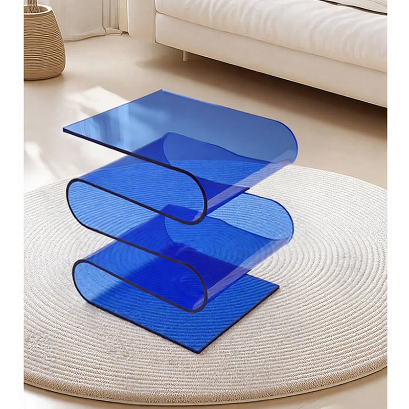 Thickened acrylic wavy edge ta - Desk Setup Minimalist review and price