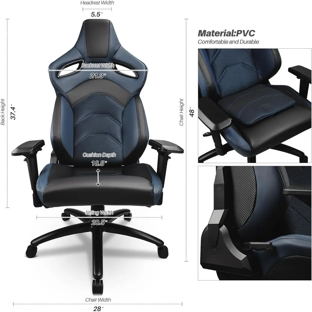 PVC Reclinable Sport Racing Se - Desk Setup Or Set Up review and price