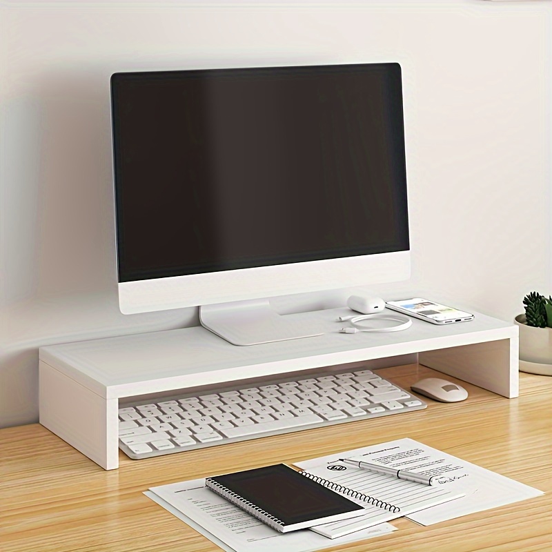 Spacious Wooden Monitor Stand  - Monitor Riser Wood review and price