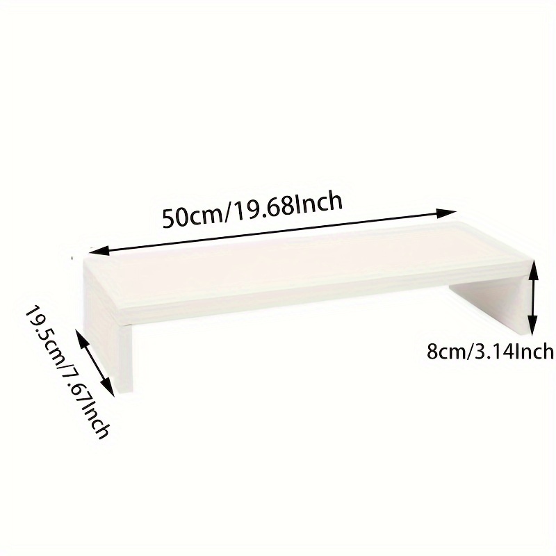 Spacious Wooden Monitor Stand  - Monitor Riser Wood review and price