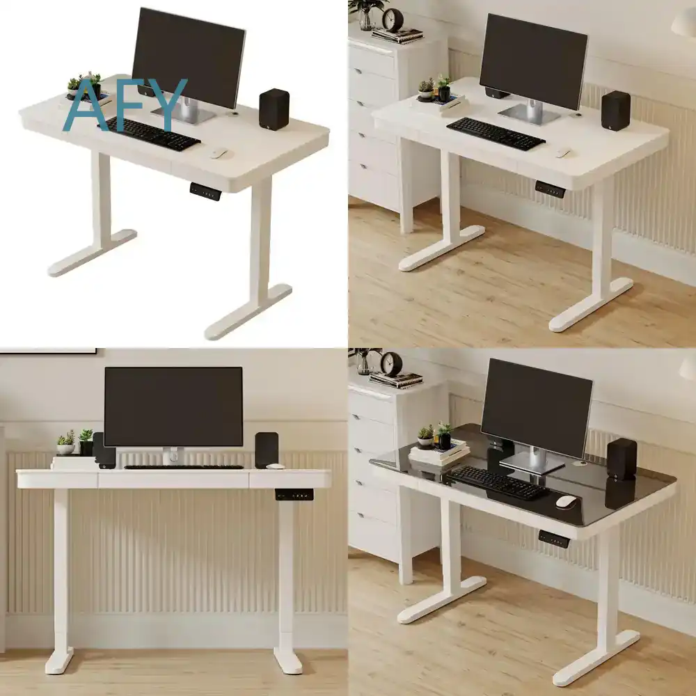 Smart Height Adjustable Electr - Desk Setup For Studying review and price