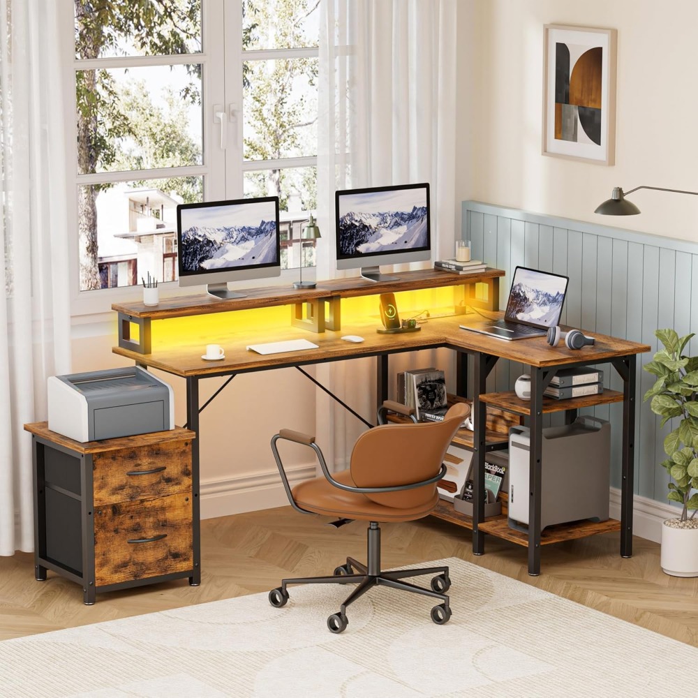 Office Desk with File Drawers& - Desk Setup Or Set Up review and price