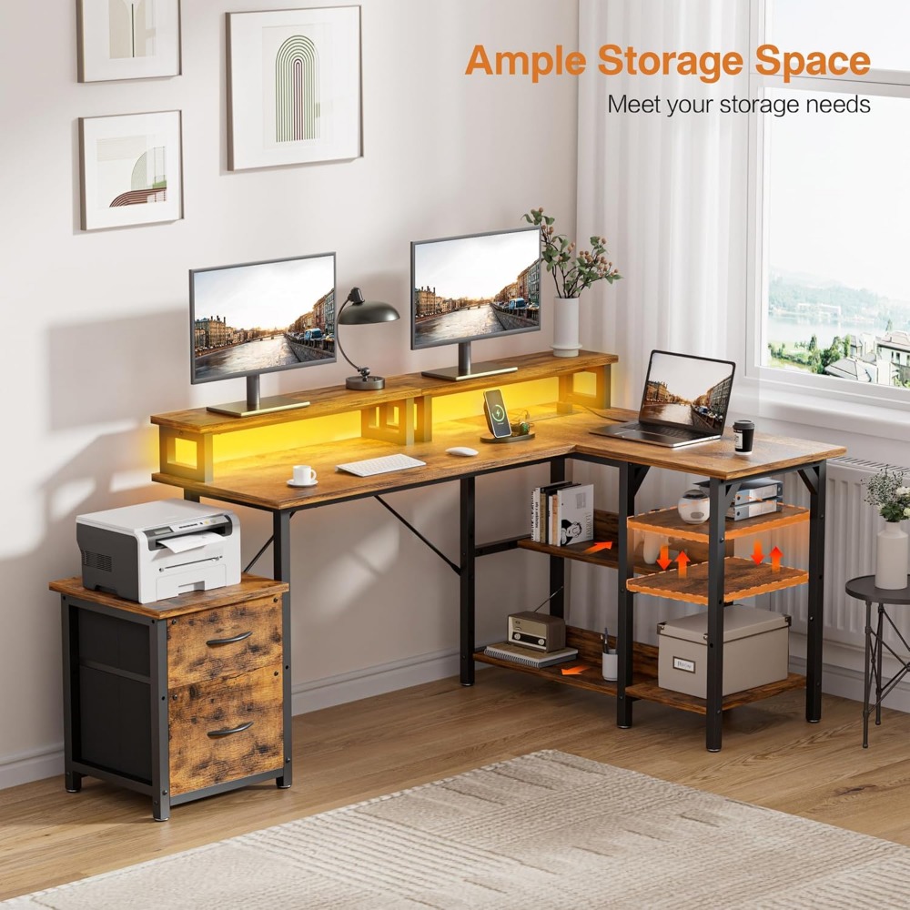 Office Desk with File Drawers& - Desk Setup Or Set Up review and price